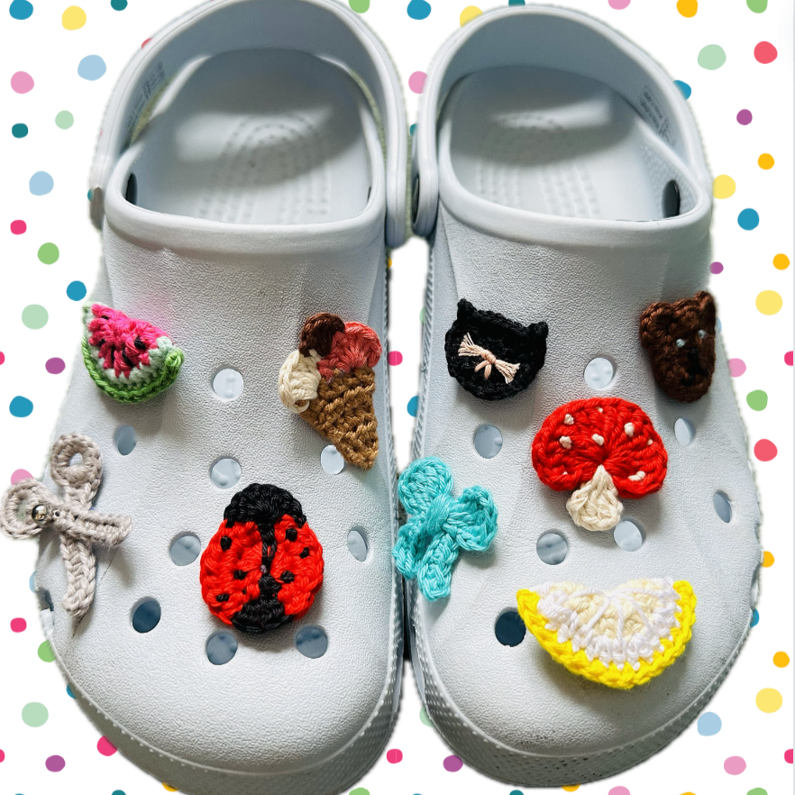 Shoe Charm Cute Crocs With Charms Cute Pom Croc Charms Set For