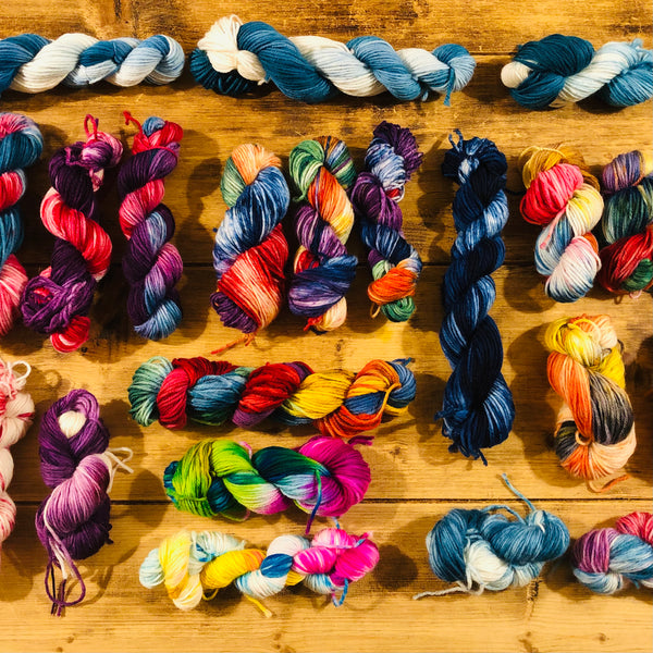 Wool dyeing workshop in Adlington