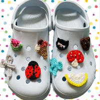 Pattern to make DIY shoe, clog charms